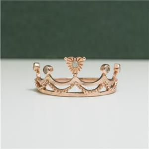 .12 carat Diamond 14k Gold/Silver Crown Ring 8